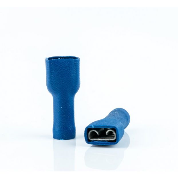 Female Spade Terminal 6.3mm – Fully Insulated Crimp Connector