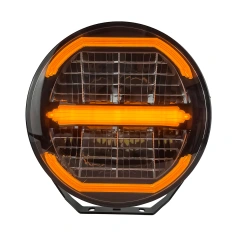 ROKA 9 Inch LED Auxiliary Driving Light 115W – White & Amber Position Light - Image 3