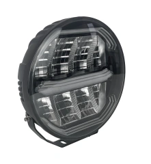 ROKA 9 Inch LED Auxiliary Driving Light 115W – White & Amber Position Light - Image 4